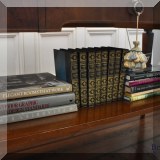 B07. Art books and leather bound books. 